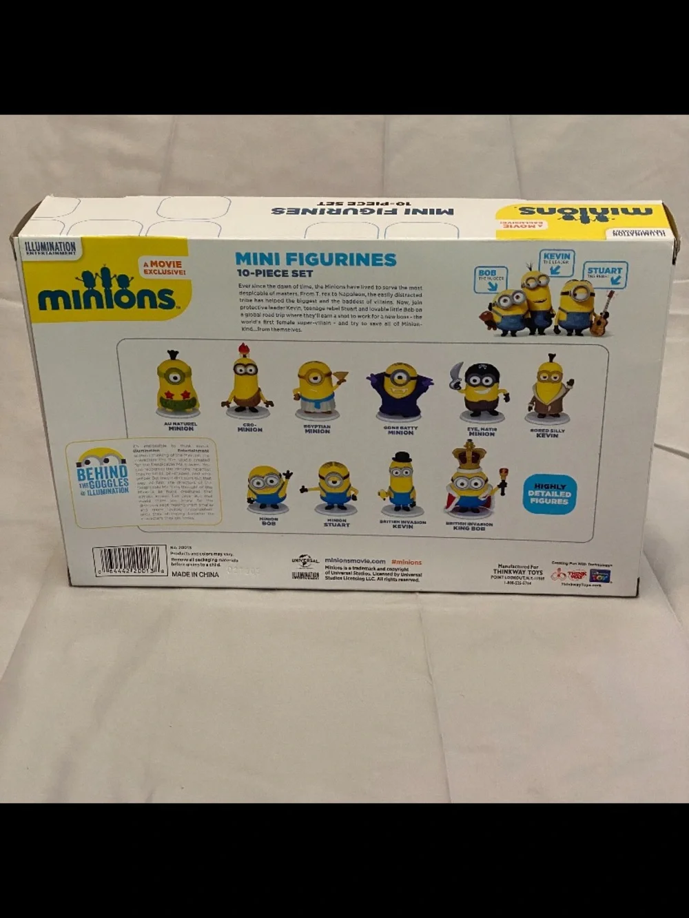 Vintage Toys R Us Minions Mini Figurines 10-Piece Set